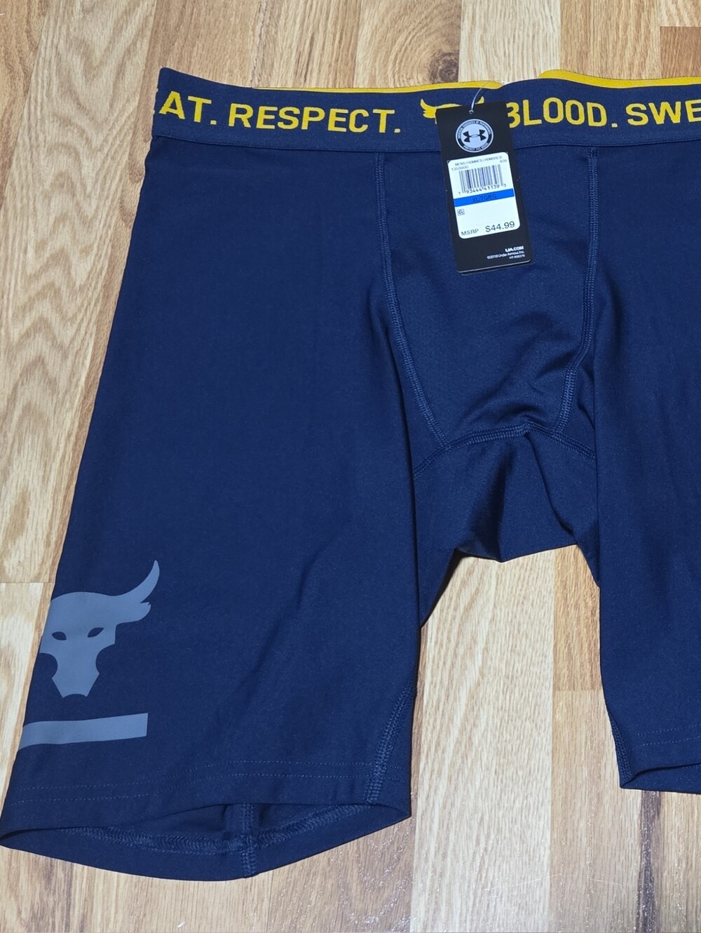 Under Armour Project Rock HeatGear Compression Shorts 1353900-408 Mens Size XL
